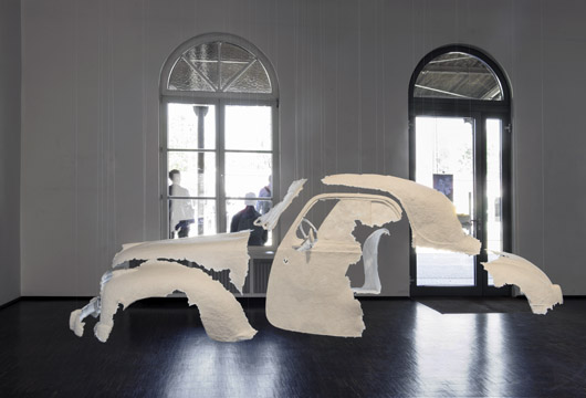 Installation Traffic im Kulturbahnhof Herzogenrath - Topolino (Detail)
